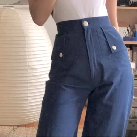 Ilana Kohn “Huxie” High Waisted Pale Denim Jeans - Picture 12 of 16